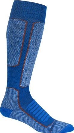 Icebreaker Ski+ Medium OTC Socks - Men's|-|Bas Ski+ Medium OTC - Homme -Icebreaker ICE IB104884 7ELazurite 20 20Espresso
