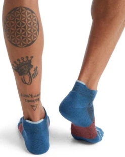 Icebreaker Multisport Light Micro Socks - Men's|-|Bas Multisport Light Micro - Homme -Icebreaker ICE IB105129 7E 7EBack 20Azul 20 20Haze 20 20Grape