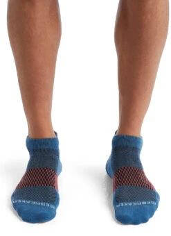 Icebreaker Multisport Light Micro Socks - Men's|-|Bas Multisport Light Micro - Homme -Icebreaker ICE IB105129 7E 7EFront 20Azul 20 20Haze 20 20Grape