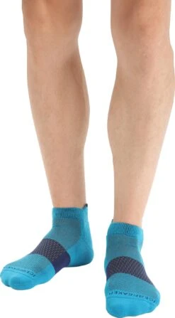 Icebreaker Multisport Light Micro Socks - Men's|-|Bas Multisport Light Micro - Homme -Icebreaker ICE IB105129 7E 7EFront 20Geo 20Blue 20 20Royal 20Navy