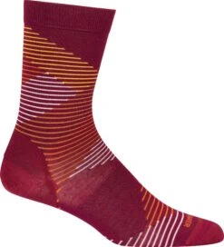 Icebreaker Lifestyle Fine Gauge Dashes Crew Socks - Women's|-|Bas Lifestyle Fine Gauge Dashes Crew - Femme