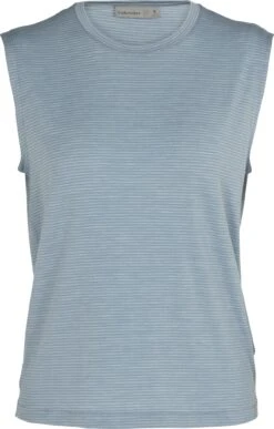 Icebreaker Utility Explore Sleeveless Crewe Stripe T-Shirt - Women's |-|T-shirt Sans Manches Et Col Rond Utility Explore Stripe - Femme 7 Icebreaker Utility Explore Sleeveless Crewe Stripe T-Shirt - Women's |-|T-shirt Sans Manches Et Col Rond Utility Explore Stripe - Femme -Icebreaker ICE IB105471 7EGravel