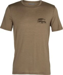 Icebreaker Tech Lite Caravan Life SS Crewe T-Shirt - Men's |-|T-shirt à Manches Courtes Et Col Rond Tech Lite Caravan Life - Homme