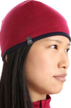 Icebreaker Pocket Beanie - Unisex|-|Tuque à Poche - Unisexe -Icebreaker ICE IBM200 7E 7ESide1 20Cherry 20 20Midnight 20Navy 20Blue