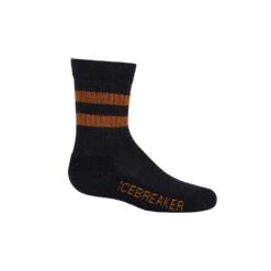 Icebreaker Hike Lite Crew - Kids|-|Chaussettes Hike Lite Crew Enfant -Icebreaker ICE IBND06 7EJet 20Heather 20 20Bonfire
