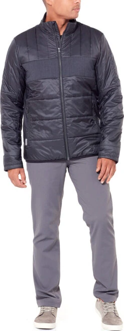 Icebreaker Stratus X Jacket - Men's|-|Manteau Stratus X - Homme 18 Icebreaker Stratus X Jacket - Men's|-|Manteau Stratus X - Homme -Icebreaker ICE SOL 103877 7E 7EModel 002 Black Jet Heather
