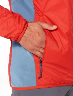 Icebreaker Men's Hyperia Lite Hybrid Long Sleeve Zip|-|Manteau à Glissière Hyperia Lite Hybrid Homme 15 Icebreaker Men's Hyperia Lite Hybrid Long Sleeve Zip|-|Manteau à Glissière Hyperia Lite Hybrid Homme -Icebreaker ICE SOL 104288 7E 7EPocket Chili Red