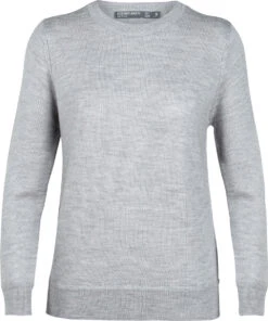 Icebreaker Muster Crewe Sweater - Women's|-|Chandail Muster Crewe - Femme 12 Icebreaker Muster Crewe Sweater - Women's|-|Chandail Muster Crewe - Femme -Icebreaker ICE SOL 104315 7ESteel 20Heather 1d55e1e4 4ebf 4808 bb47 c7c9dc480514