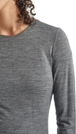 Icebreaker 200 Oasis Long Sleeve Crewe - Women's|-|Chandail à Manches Longues 200 Oasis - Femme 26 Icebreaker 200 Oasis Long Sleeve Crewe - Women's|-|Chandail à Manches Longues 200 Oasis - Femme -Icebreaker ICE SOL 104375 7E 7EDetail4 20Gritstone 20Heather 20 20013