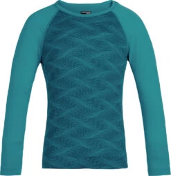 Icebreaker Kid's 200 Oasis Long Sleeve Crewe Curve|-|Chandail à Manches Longues 200 Oasis Curve Enfant