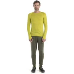 Icebreaker 125 ZoneKnit™ Long Sleeve Crewe Men - Bio Lime/Ether 15 Icebreaker 125 ZoneKnit™ Long Sleeve Crewe Men - Bio Lime/Ether -Icebreaker icebreaker mens 125 zoneknit long sleeve crewe bio lime ether model 3 1499330