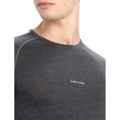 Icebreaker 125 ZoneKnit™ Short Sleeve Crewe Men - Jet Hthr/Black/Metro Hthr 14 Icebreaker 125 ZoneKnit™ Short Sleeve Crewe Men - Jet Hthr/Black/Metro Hthr -Icebreaker icebreaker mens 125 zoneknit short sleeve crewe jet hthr black metro hthr 6 1383866