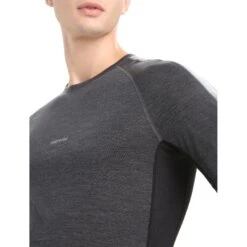 Icebreaker 125 ZoneKnit™ Short Sleeve Crewe Men - Jet Hthr/Black/Metro Hthr 15 Icebreaker 125 ZoneKnit™ Short Sleeve Crewe Men - Jet Hthr/Black/Metro Hthr -Icebreaker icebreaker mens 125 zoneknit short sleeve crewe jet hthr black metro hthr 7 1383867