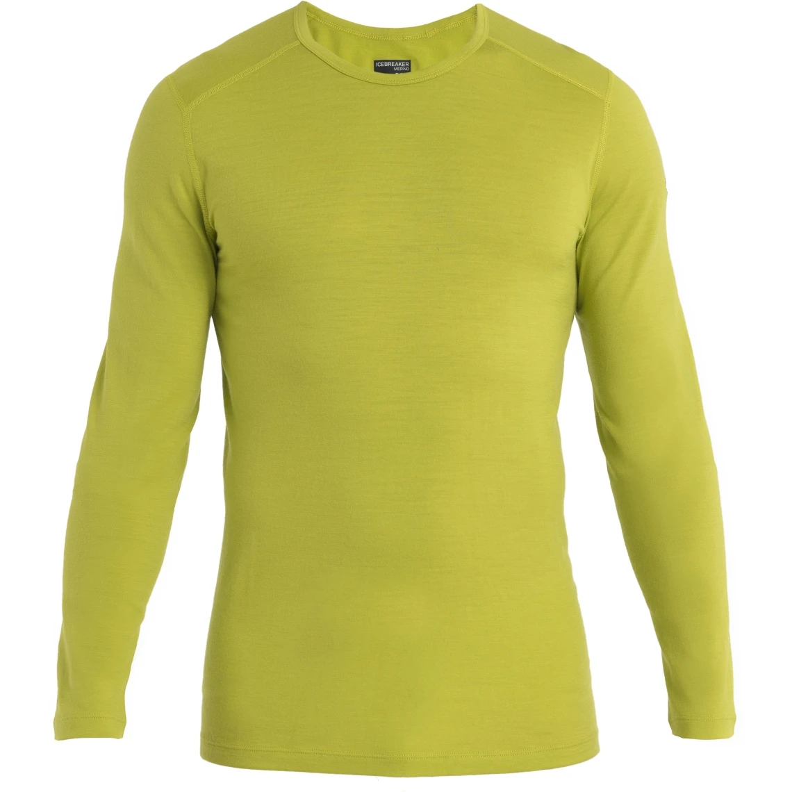 Icebreaker 200 Oasis Crewe Long Sleeve Shirt Men - Bio Lime 5 Icebreaker 200 Oasis Crewe Long Sleeve Shirt Men - Bio Lime - Image 3