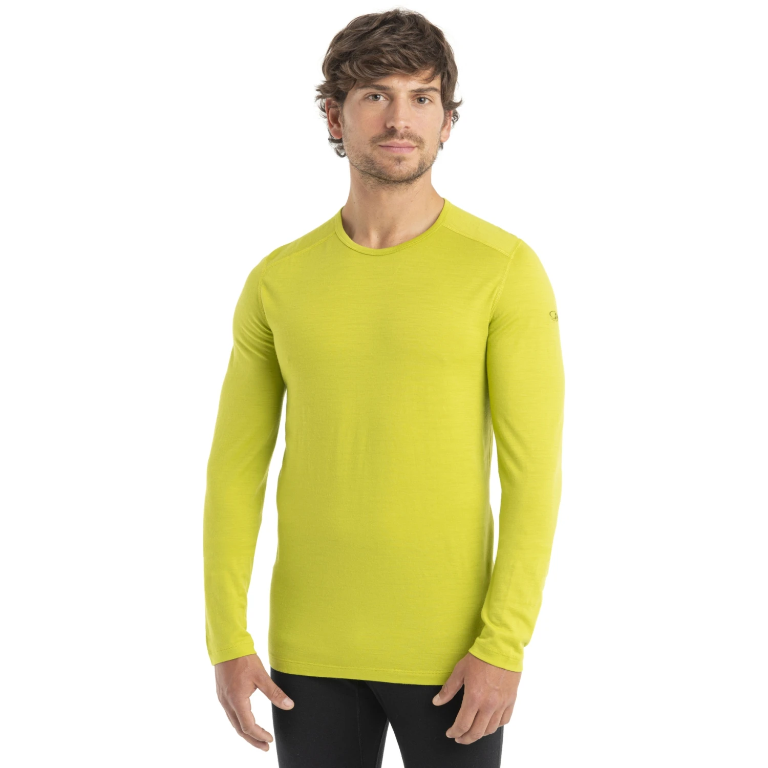 Icebreaker 200 Oasis Crewe Long Sleeve Shirt Men - Bio Lime 3 Icebreaker 200 Oasis Crewe Long Sleeve Shirt Men - Bio Lime