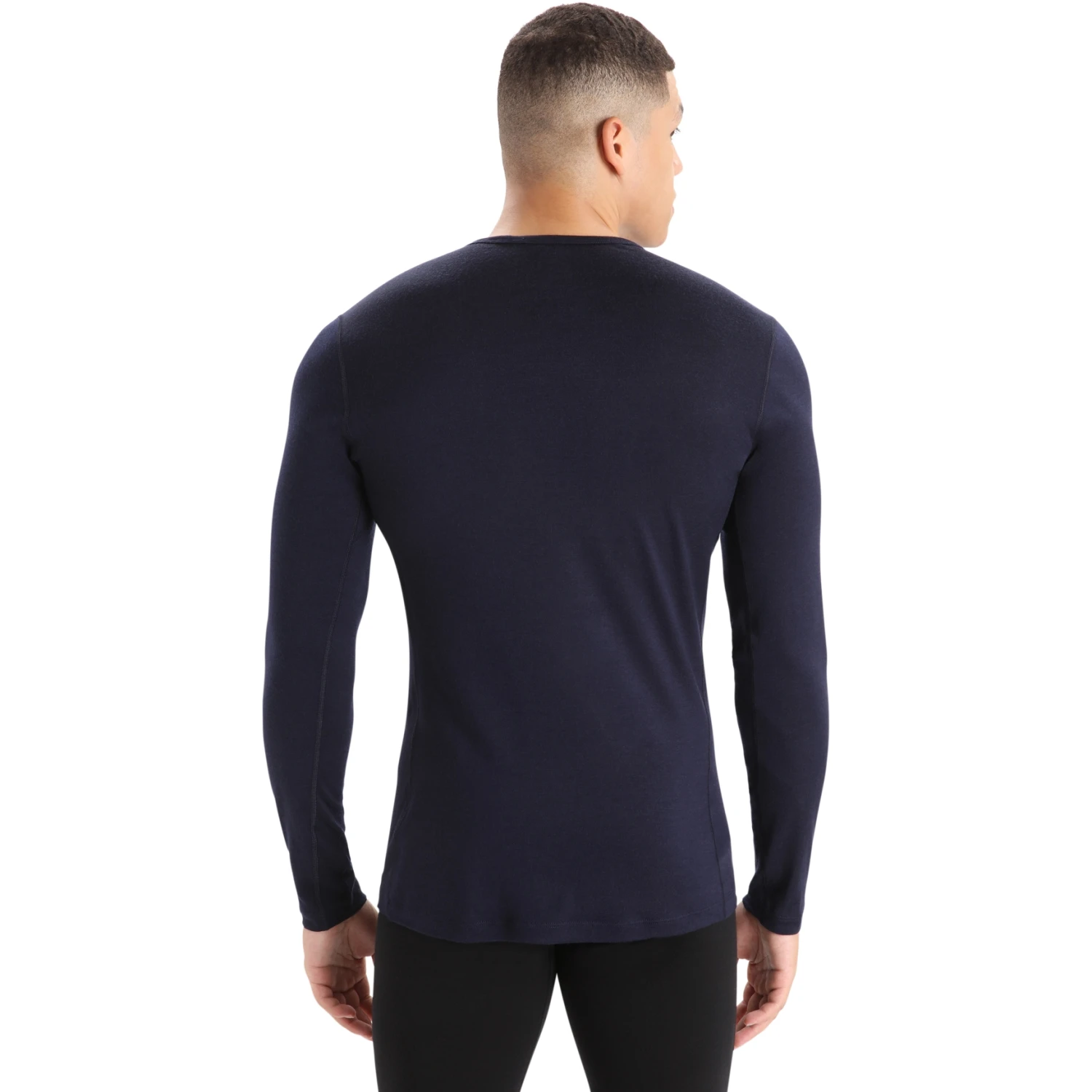 Icebreaker 200 Oasis Crewe Long Sleeve Shirt Men - Midnight Navy 4 Icebreaker 200 Oasis Crewe Long Sleeve Shirt Men - Midnight Navy - Image 2