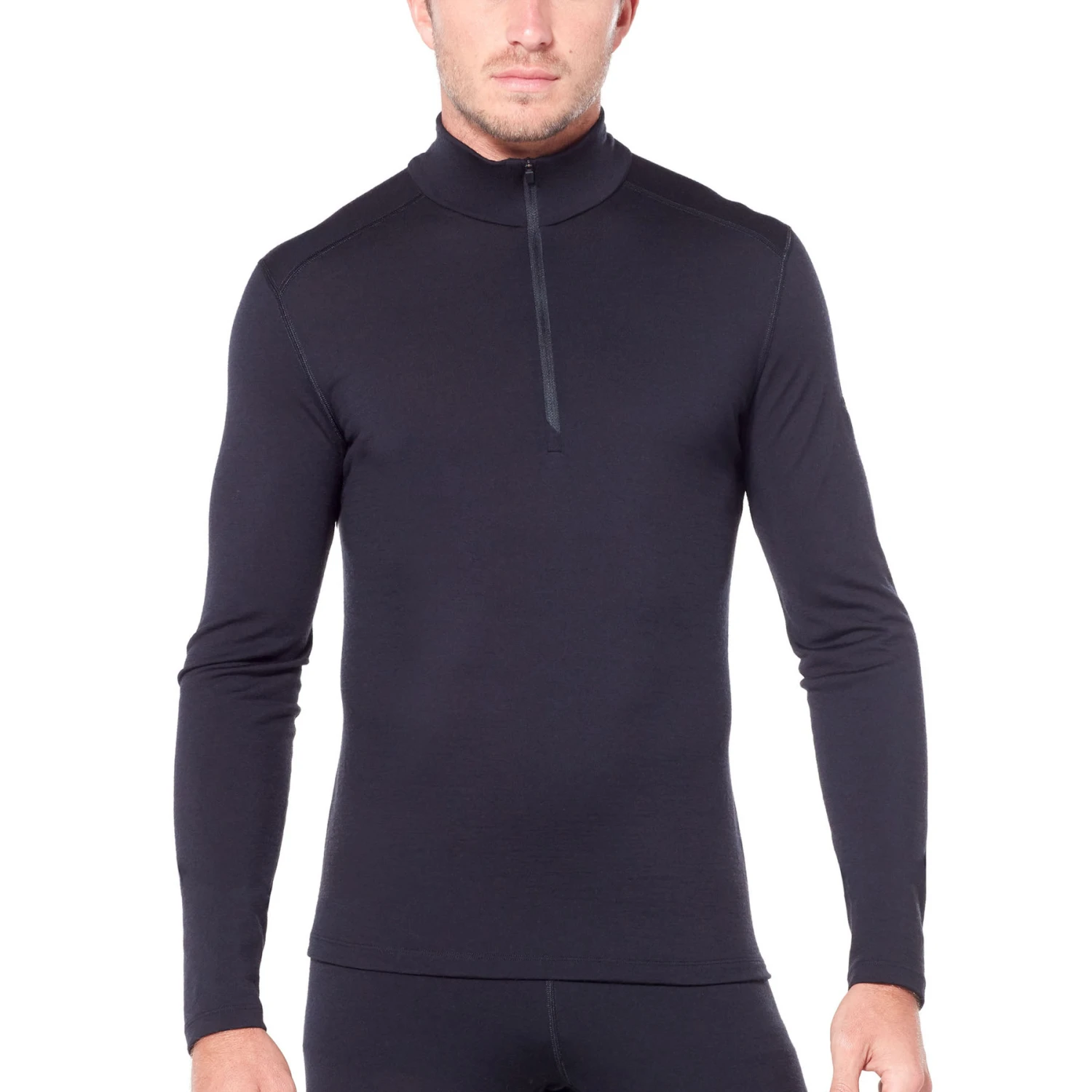 Icebreaker 200 Oasis Half Zip Long Sleeve Shirt Men - Black 3 Icebreaker 200 Oasis Half Zip Long Sleeve Shirt Men - Black