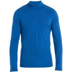 Icebreaker 200 Oasis Half Zip Long Sleeve Shirt Men - Lazurite -Icebreaker icebreaker mens 200 oasis half zip long sleeve shirt lazurite 1 1487522
