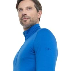 Icebreaker 200 Oasis Half Zip Long Sleeve Shirt Men - Lazurite -Icebreaker icebreaker mens 200 oasis half zip long sleeve shirt lazurite model 5 1499426