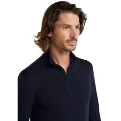 Icebreaker 200 Oasis Half Zip Long Sleeve Shirt Men - Midnight Navy 12 Icebreaker 200 Oasis Half Zip Long Sleeve Shirt Men - Midnight Navy -Icebreaker icebreaker mens 200 oasis half zip long sleeve shirt midnight navy 4 1554930