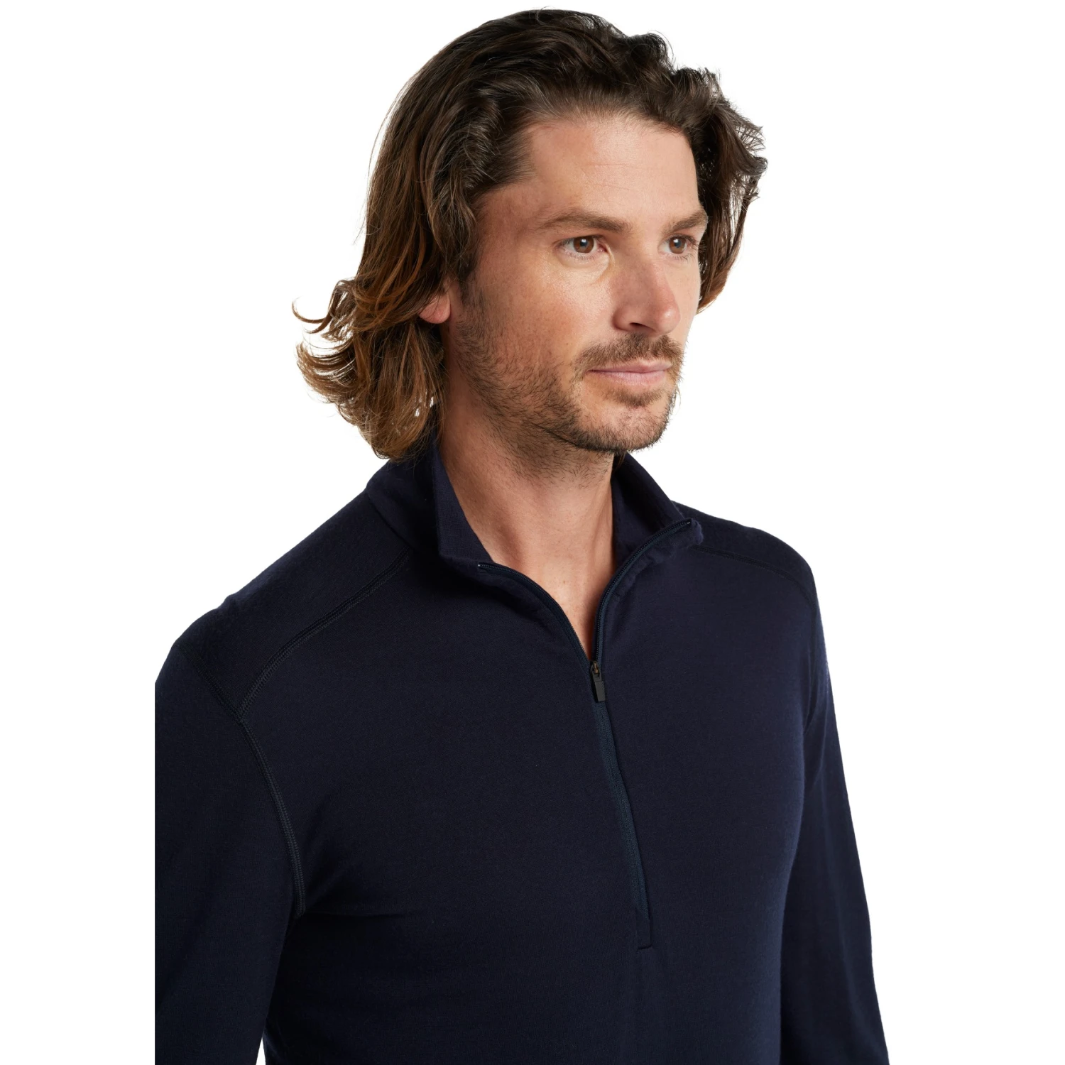 Icebreaker 200 Oasis Half Zip Long Sleeve Shirt Men - Midnight Navy 7 Icebreaker 200 Oasis Half Zip Long Sleeve Shirt Men - Midnight Navy - Image 5