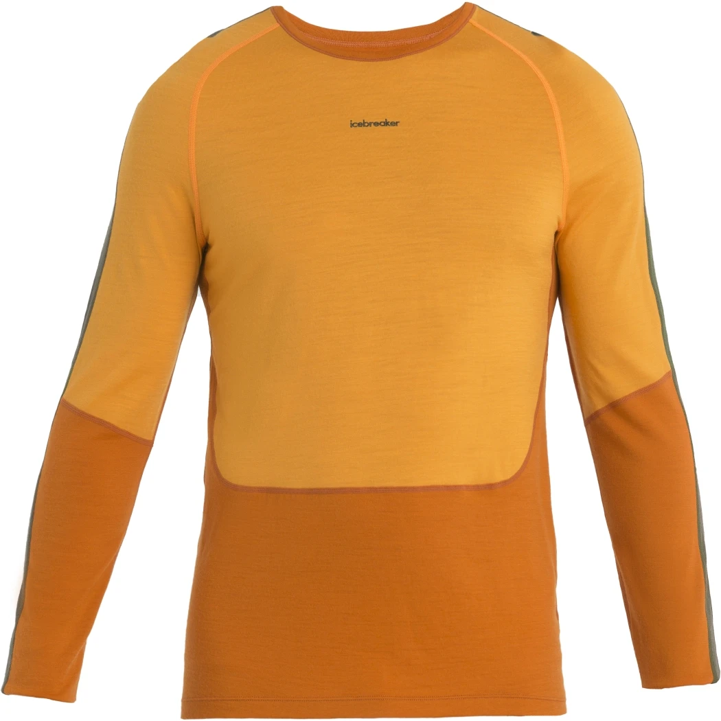Icebreaker 200 Sonebula Crewe Long Sleeve Shirt Men - Earth/Solar/Loden 5 Icebreaker 200 Sonebula Crewe Long Sleeve Shirt Men - Earth/Solar/Loden - Image 3