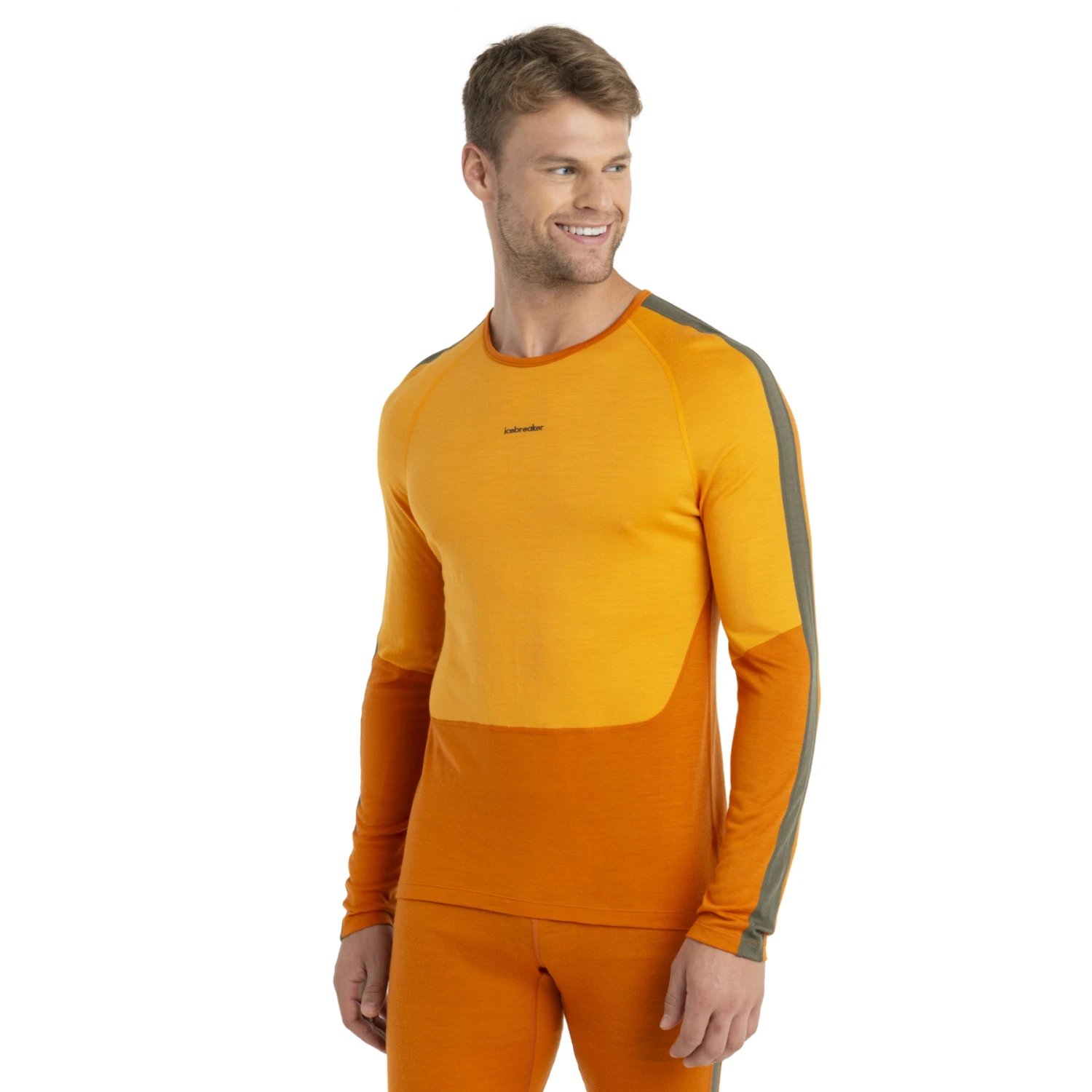 Icebreaker 200 Sonebula Crewe Long Sleeve Shirt Men - Earth/Solar/Loden 3 Icebreaker 200 Sonebula Crewe Long Sleeve Shirt Men - Earth/Solar/Loden