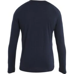 Icebreaker 200 Sonebula Crewe Long Sleeve Shirt Men - Midnight Navy/Royal Navy/Snow -Icebreaker icebreaker mens 200 sonebula crewe long sleeve shirt midnight navy royal navy snow 2 1486738