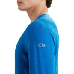Icebreaker 200 Zone Crewe Long Sleeve Shirt Men - Lazurite -Icebreaker icebreaker mens 200 zone long sleeve crewe lazurite 6 1558323