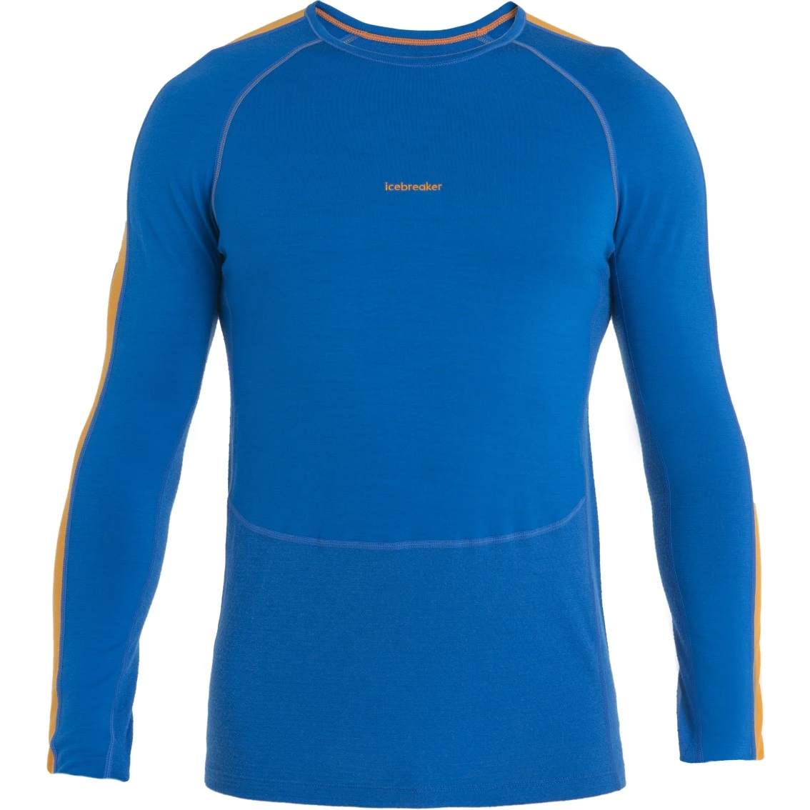 Icebreaker 200 ZoneKnit™ Crewe Long Sleeve Shirt Men - Lazurite/Solar 5 Icebreaker 200 ZoneKnit™ Crewe Long Sleeve Shirt Men - Lazurite/Solar - Image 3