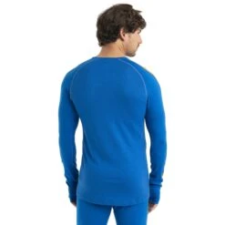 Icebreaker 200 ZoneKnit™ Crewe Long Sleeve Shirt Men - Lazurite/Solar 12 Icebreaker 200 ZoneKnit™ Crewe Long Sleeve Shirt Men - Lazurite/Solar -Icebreaker icebreaker mens 200 zoneknit long sleeve crewe lazurite solar model 2 1499462
