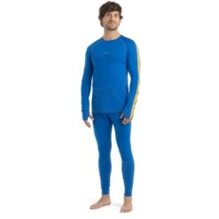 Icebreaker 200 ZoneKnit™ Crewe Long Sleeve Shirt Men - Lazurite/Solar 15 Icebreaker 200 ZoneKnit™ Crewe Long Sleeve Shirt Men - Lazurite/Solar -Icebreaker icebreaker mens 200 zoneknit long sleeve crewe lazurite solar model 3 1499463