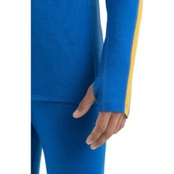 Icebreaker 200 ZoneKnit™ Crewe Long Sleeve Shirt Men - Lazurite/Solar 17 Icebreaker 200 ZoneKnit™ Crewe Long Sleeve Shirt Men - Lazurite/Solar -Icebreaker icebreaker mens 200 zoneknit long sleeve crewe lazurite solar model 5 1499465