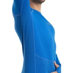 Icebreaker 200 ZoneKnit™ Crewe Long Sleeve Shirt Men - Lazurite/Solar 19 Icebreaker 200 ZoneKnit™ Crewe Long Sleeve Shirt Men - Lazurite/Solar -Icebreaker icebreaker mens 200 zoneknit long sleeve crewe lazurite solar model 7 1499467