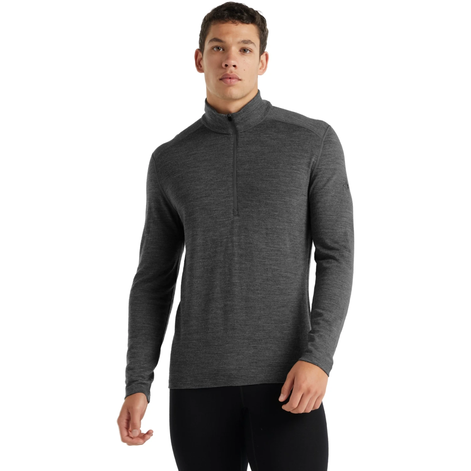 Icebreaker 260 Tech Half Zip Long Sleeve Shirt Men - Gritstone Hthr 3 Icebreaker 260 Tech Half Zip Long Sleeve Shirt Men - Gritstone Hthr