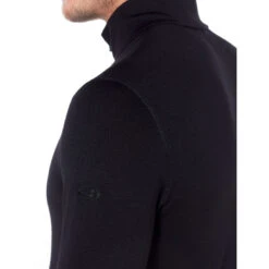 Icebreaker 260 Tech Half Zip Long Sleeve Shirt Men - Black 12 Icebreaker 260 Tech Half Zip Long Sleeve Shirt Men - Black -Icebreaker icebreaker mens 260 tech half zip ls black 5 841393