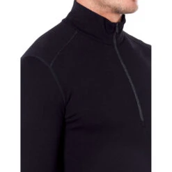 Icebreaker 260 Tech Half Zip Long Sleeve Shirt Men - Black 13 Icebreaker 260 Tech Half Zip Long Sleeve Shirt Men - Black -Icebreaker icebreaker mens 260 tech half zip ls black 6 841394