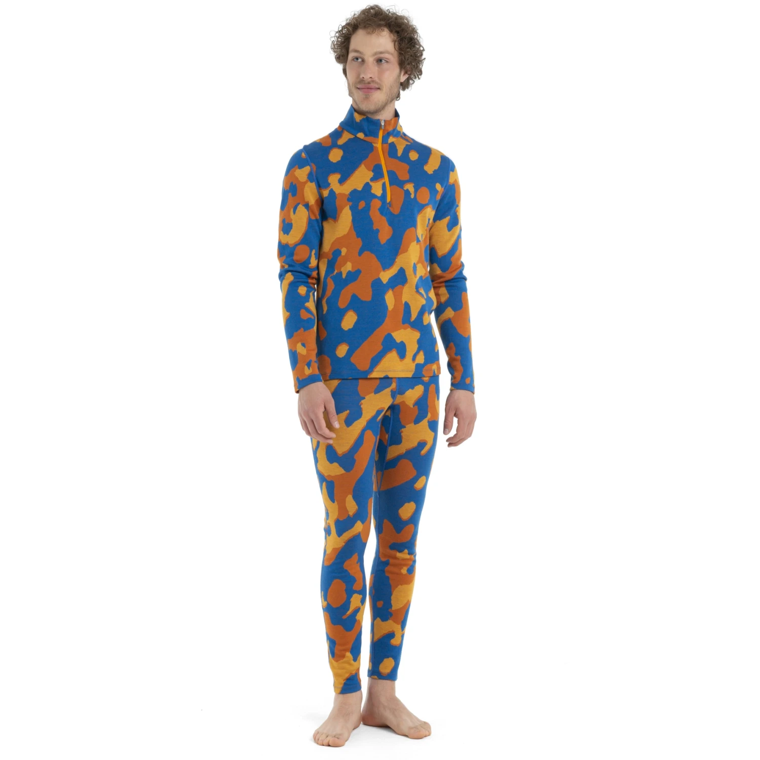 Icebreaker 260 Vertex Half Zip Natural Shades Long Sleeve Shirt Men - Lazurite/Solar/Earth 10 Icebreaker 260 Vertex Half Zip Natural Shades Long Sleeve Shirt Men - Lazurite/Solar/Earth - Image 8