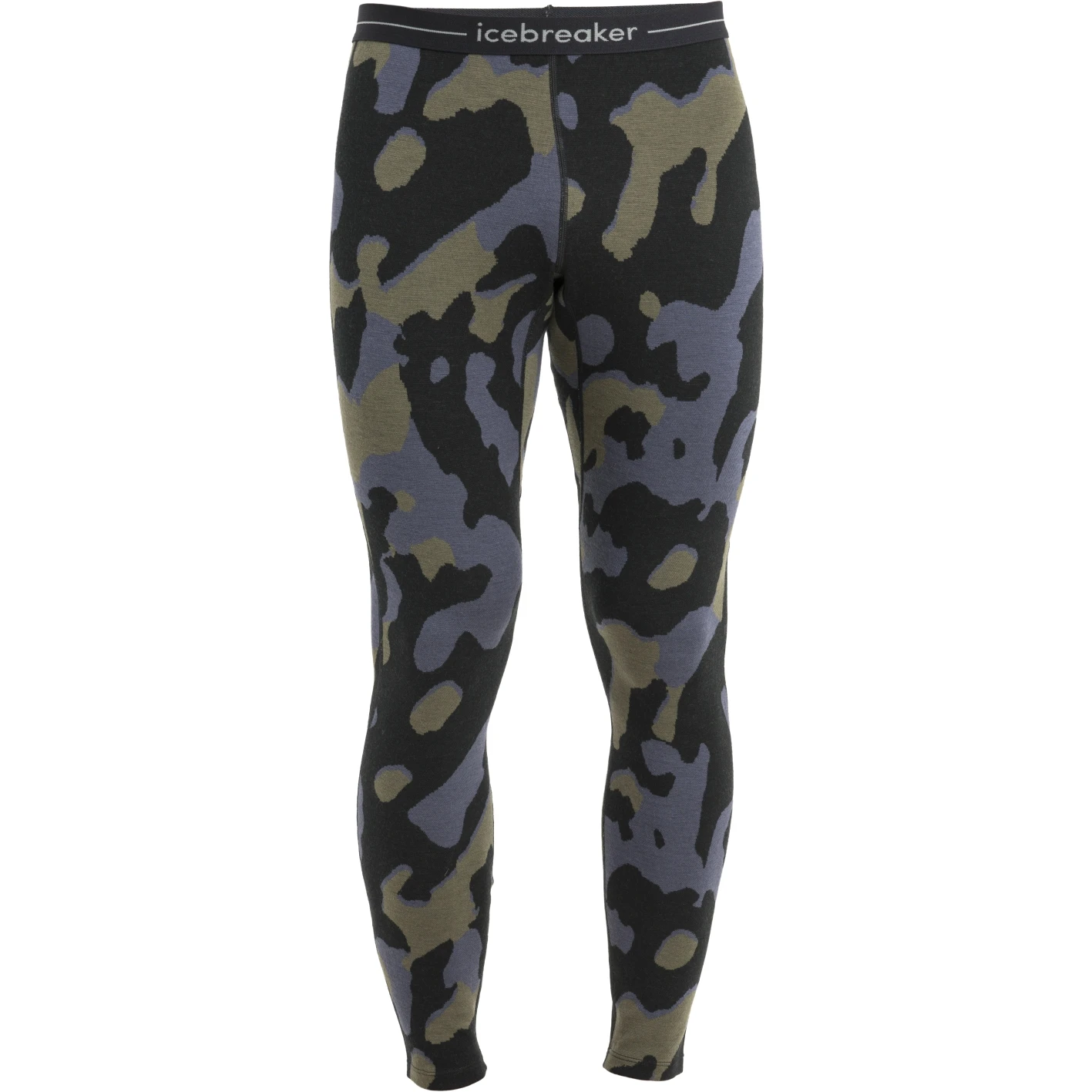 Icebreaker 260 Vertex Natural Shades Leggings Men - Black/Loden/Graphite 5 Icebreaker 260 Vertex Natural Shades Leggings Men - Black/Loden/Graphite - Image 3