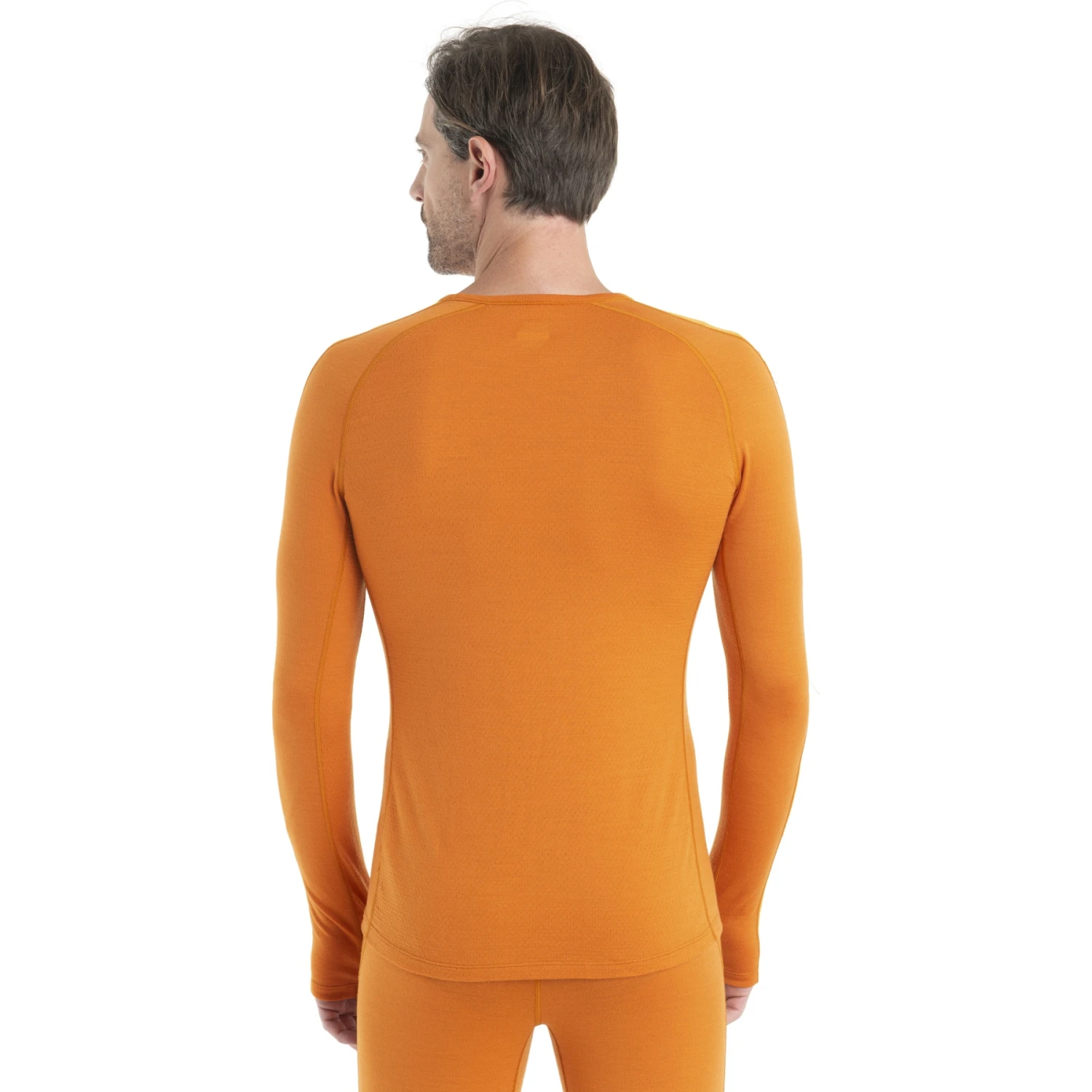 Icebreaker 260 ZoneKnit™ Crewe Long Sleeve Shirt Men - Earth/Solar 4 Icebreaker 260 ZoneKnit™ Crewe Long Sleeve Shirt Men - Earth/Solar - Image 2