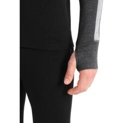 Icebreaker 260 ZoneKnit™ Half Zip Long Sleeve Shirt Men - Jet Hthr/Black/Metro Hthr 14 Icebreaker 260 ZoneKnit™ Half Zip Long Sleeve Shirt Men - Jet Hthr/Black/Metro Hthr -Icebreaker icebreaker mens 260 zoneknit long sleeve half zip jet hthr black metro hthr 6 1265564