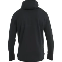 Icebreaker 560 Realfleece™ Elemental II Long Sleeve Zip Hood Men - Black -Icebreaker icebreaker mens 560 realfleece elemental ii long sleeve zip hood black 2 1487103