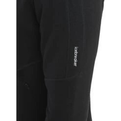 Icebreaker 560 Realfleece™ Elemental II Long Sleeve Zip Hood Men - Black -Icebreaker icebreaker mens 560 realfleece elemental ii long sleeve zip hood black 5 1555518