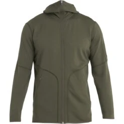 Icebreaker 560 Realfleece™ Elemental II Long Sleeve Zip Hood Men - Loden 12 Icebreaker 560 Realfleece™ Elemental II Long Sleeve Zip Hood Men - Loden -Icebreaker icebreaker mens 560 realfleece elemental ii long sleeve zip hood loden 1 1487111