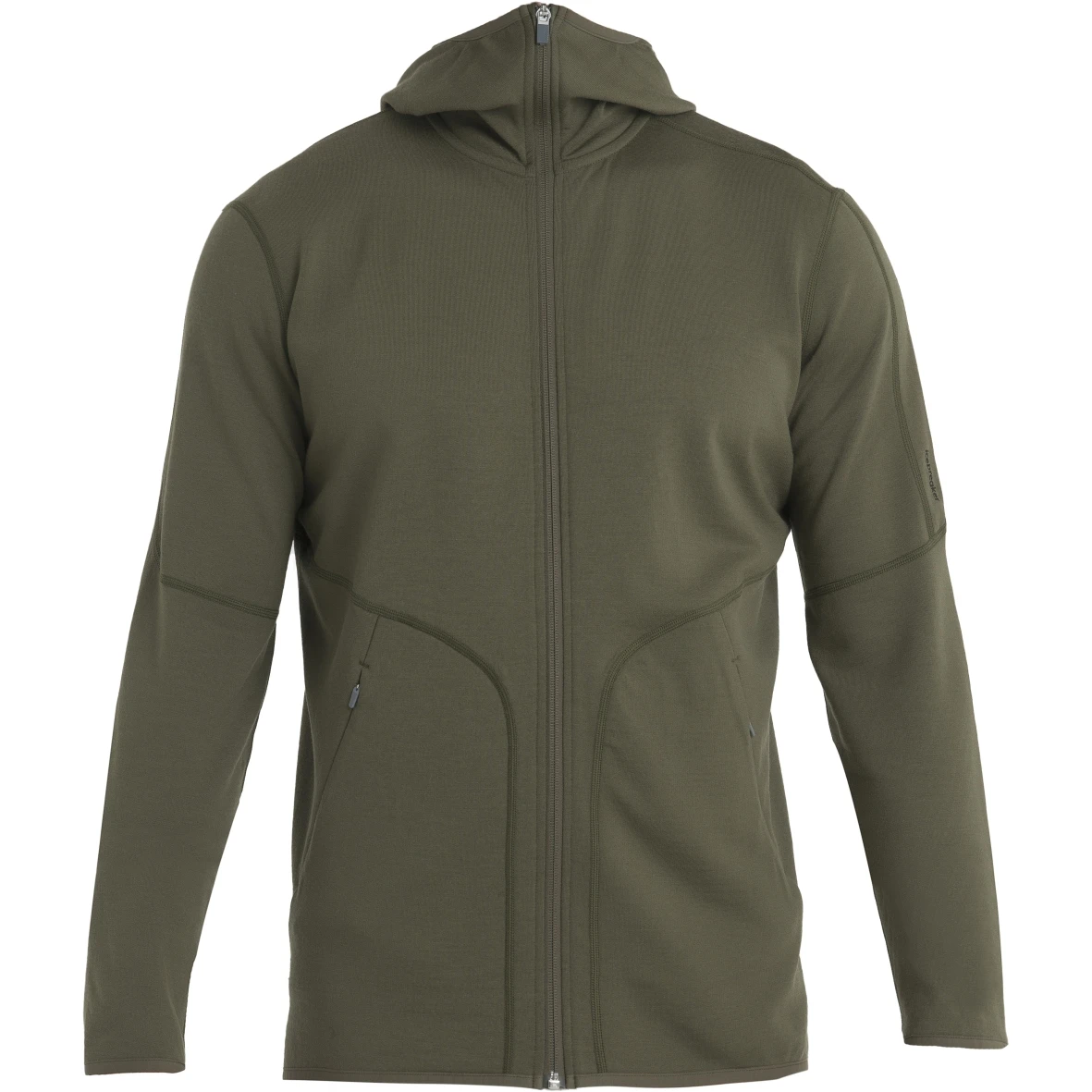 Icebreaker 560 Realfleece™ Elemental II Long Sleeve Zip Hood Men - Loden 5 Icebreaker 560 Realfleece™ Elemental II Long Sleeve Zip Hood Men - Loden - Image 3