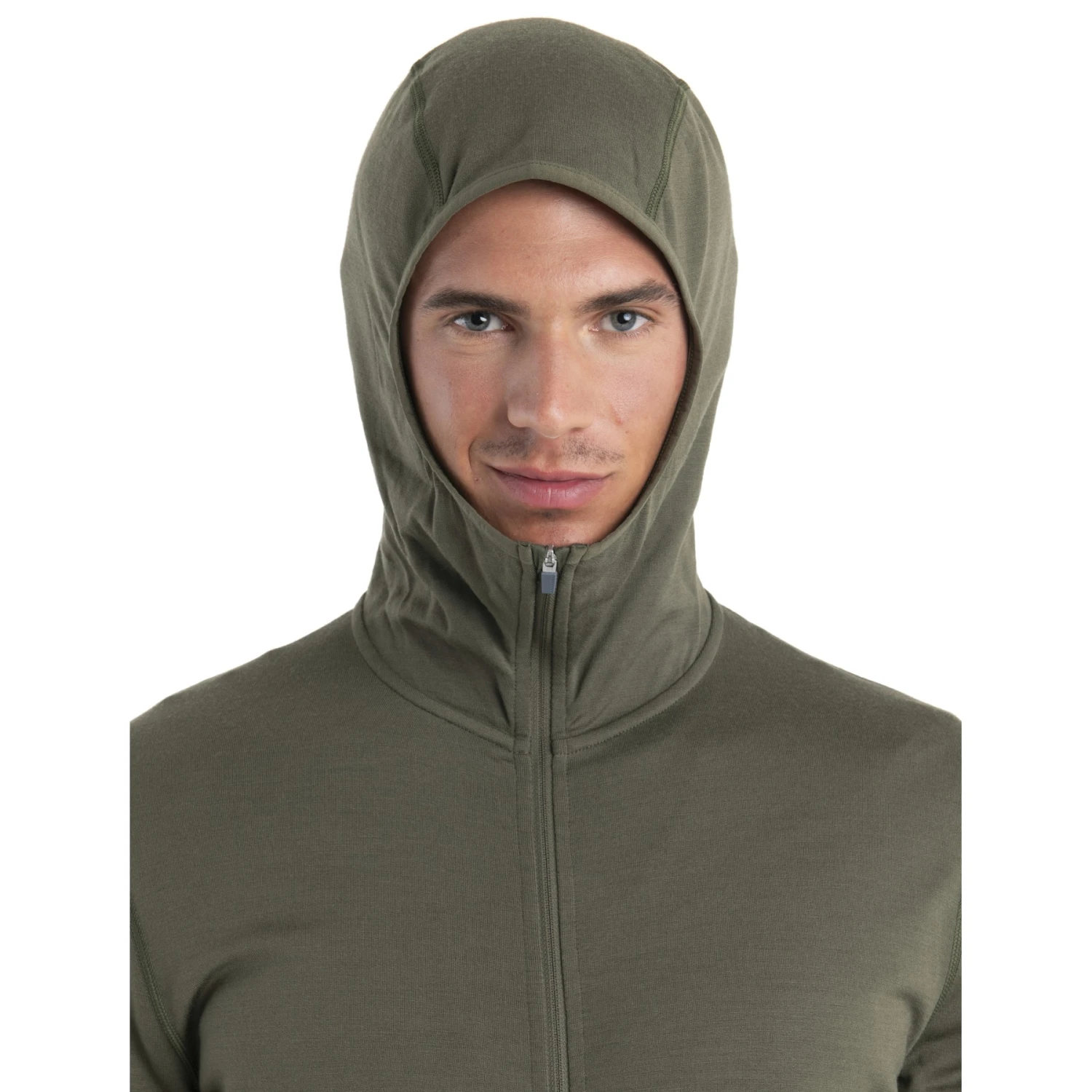 Icebreaker 560 Realfleece™ Elemental II Long Sleeve Zip Hood Men - Loden 10 Icebreaker 560 Realfleece™ Elemental II Long Sleeve Zip Hood Men - Loden - Image 8