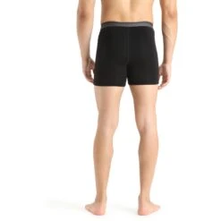 Icebreaker Anatomica Boxers Men - Black -Icebreaker icebreaker mens anatomica boxers black 2 1457736
