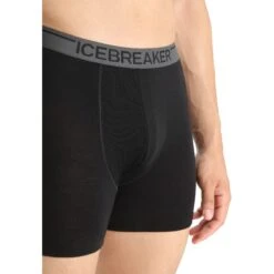 Icebreaker Anatomica Boxers Men - Black -Icebreaker icebreaker mens anatomica boxers black 4 1457738