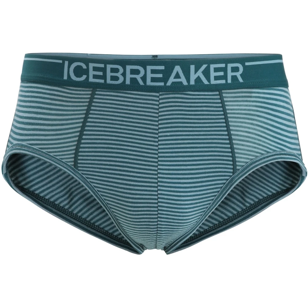 Icebreaker Anatomica Briefs Men - Green Glory/Astral Blue/Stripe 3 Icebreaker Anatomica Briefs Men - Green Glory/Astral Blue/Stripe
