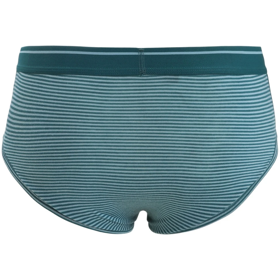 Icebreaker Anatomica Briefs Men - Green Glory/Astral Blue/Stripe 4 Icebreaker Anatomica Briefs Men - Green Glory/Astral Blue/Stripe - Image 2